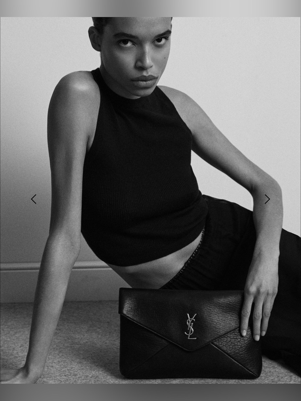YSL Cassandre Envelope Clutch - Large